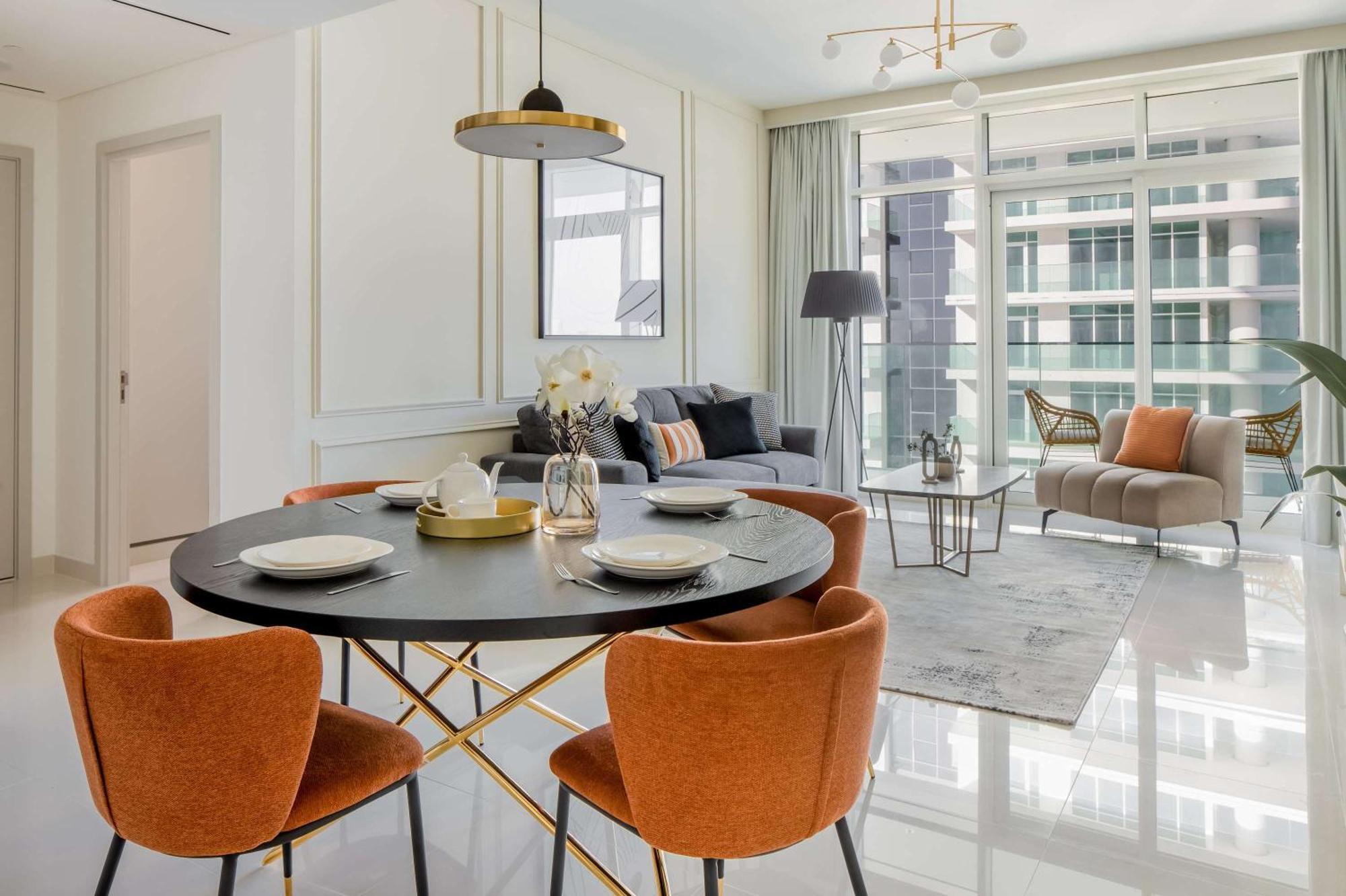 Silkhaus Palm View 1Bdr With Private Beach In Emaar Beachfront Dubaj Zewnętrze zdjęcie